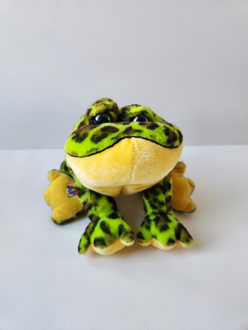 Ganz Webkinz Bullfrog Plush HM114 No Code Stuffed Animal Frog Toy Green & Brown